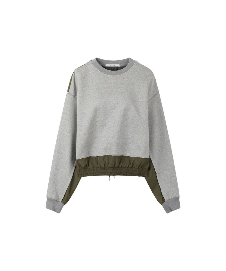 Back Trouser Detail Sweatshirt RQTAA26526GYX