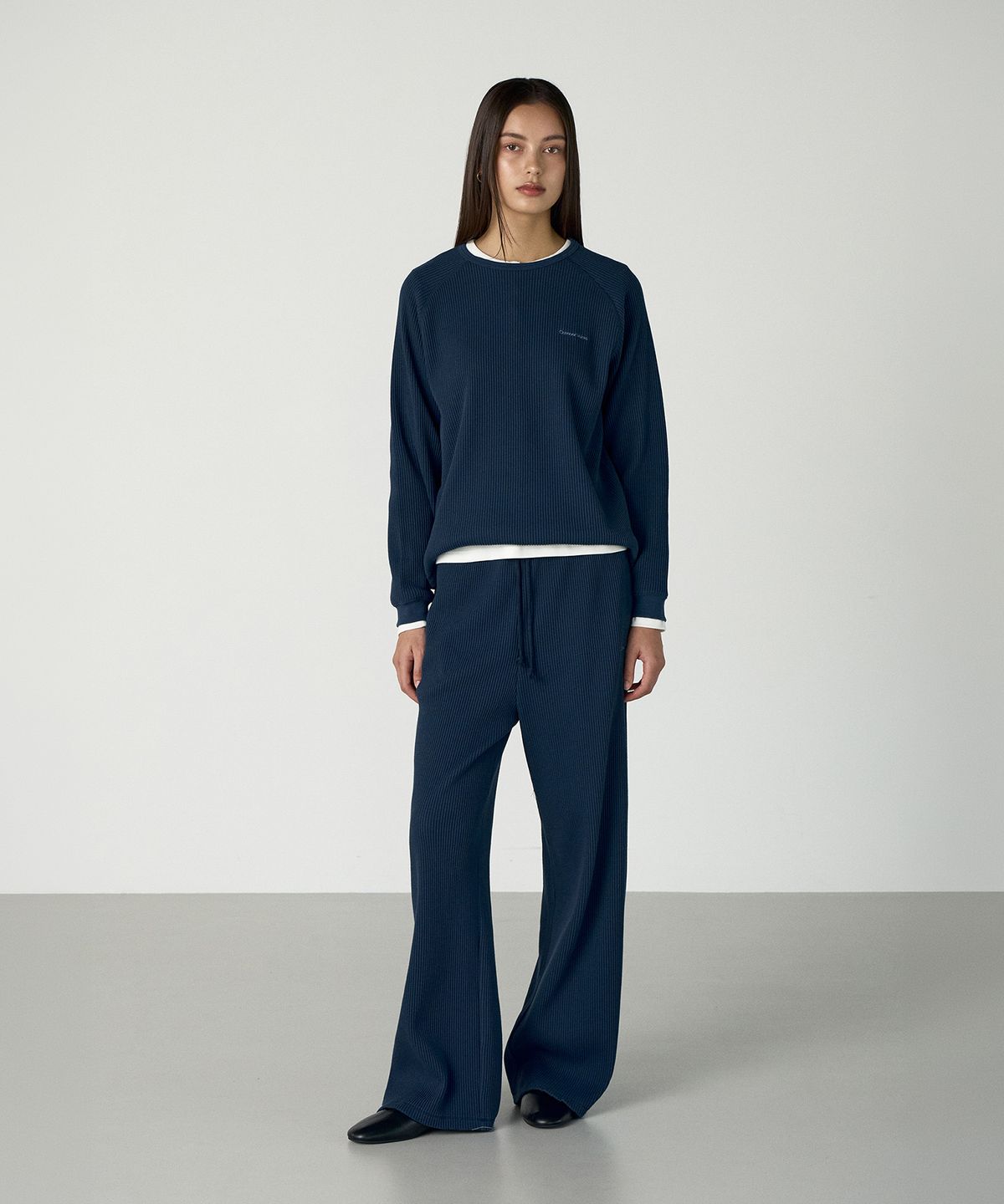 아웃도어 보이스(OUTDOOR VOICES) (W)WAFFLE LOUNGE PANTS (NAVY)