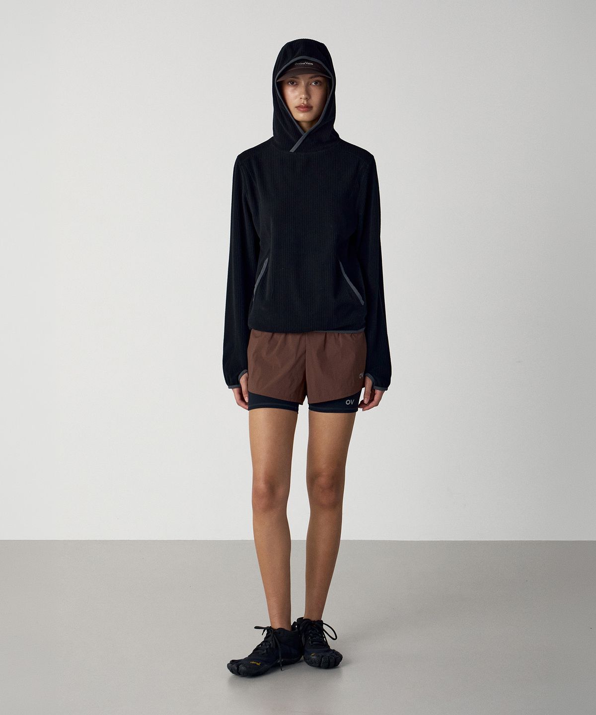 아웃도어 보이스(OUTDOOR VOICES) Technol-OV™ RACE SHORTS (BROWN)