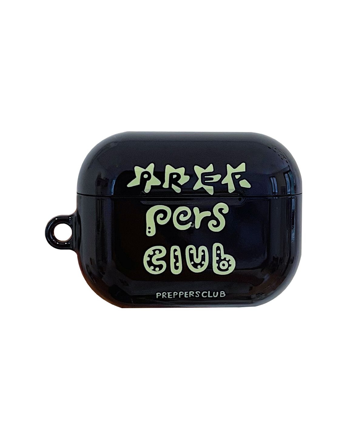 프레퍼스클럽(PREPPERS CLUB) 블랙 프레퍼스 에어팟 케이스