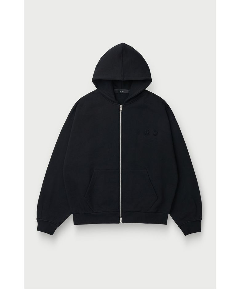 Cruche 베이직 로고 후드 집업 IQTSX26753BKX