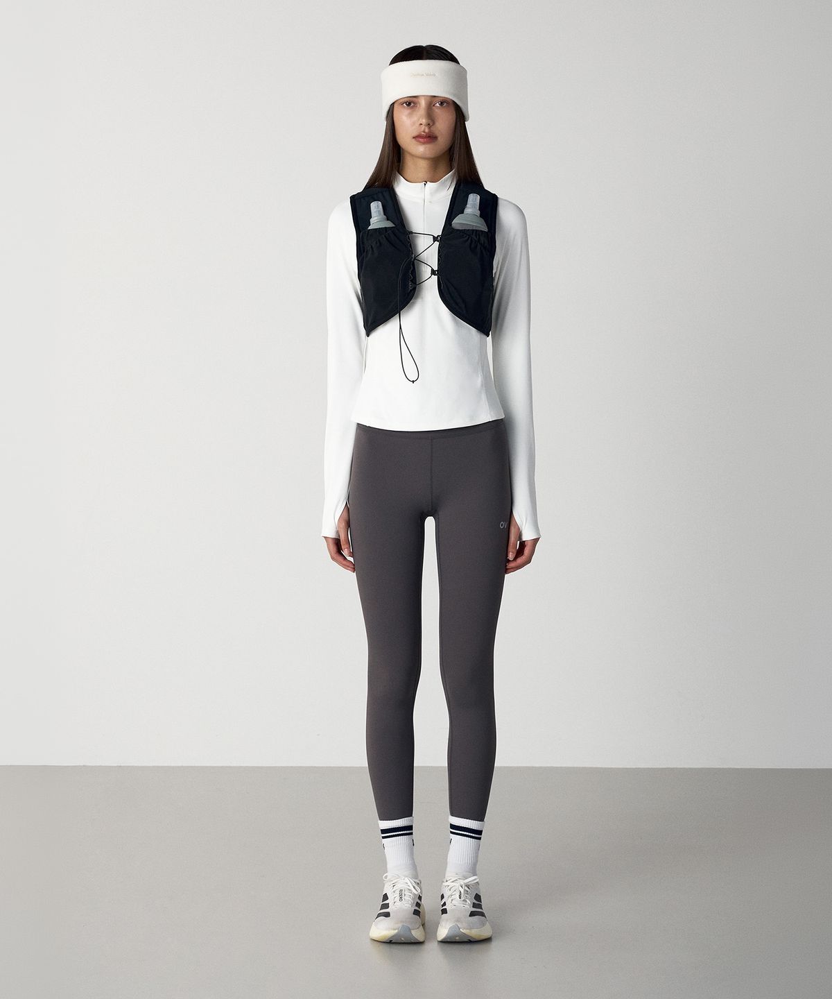 아웃도어 보이스(OUTDOOR VOICES) (W)Technol-OV SOFT FLEX BASIC LEGGINGS (CHARCOAL)
