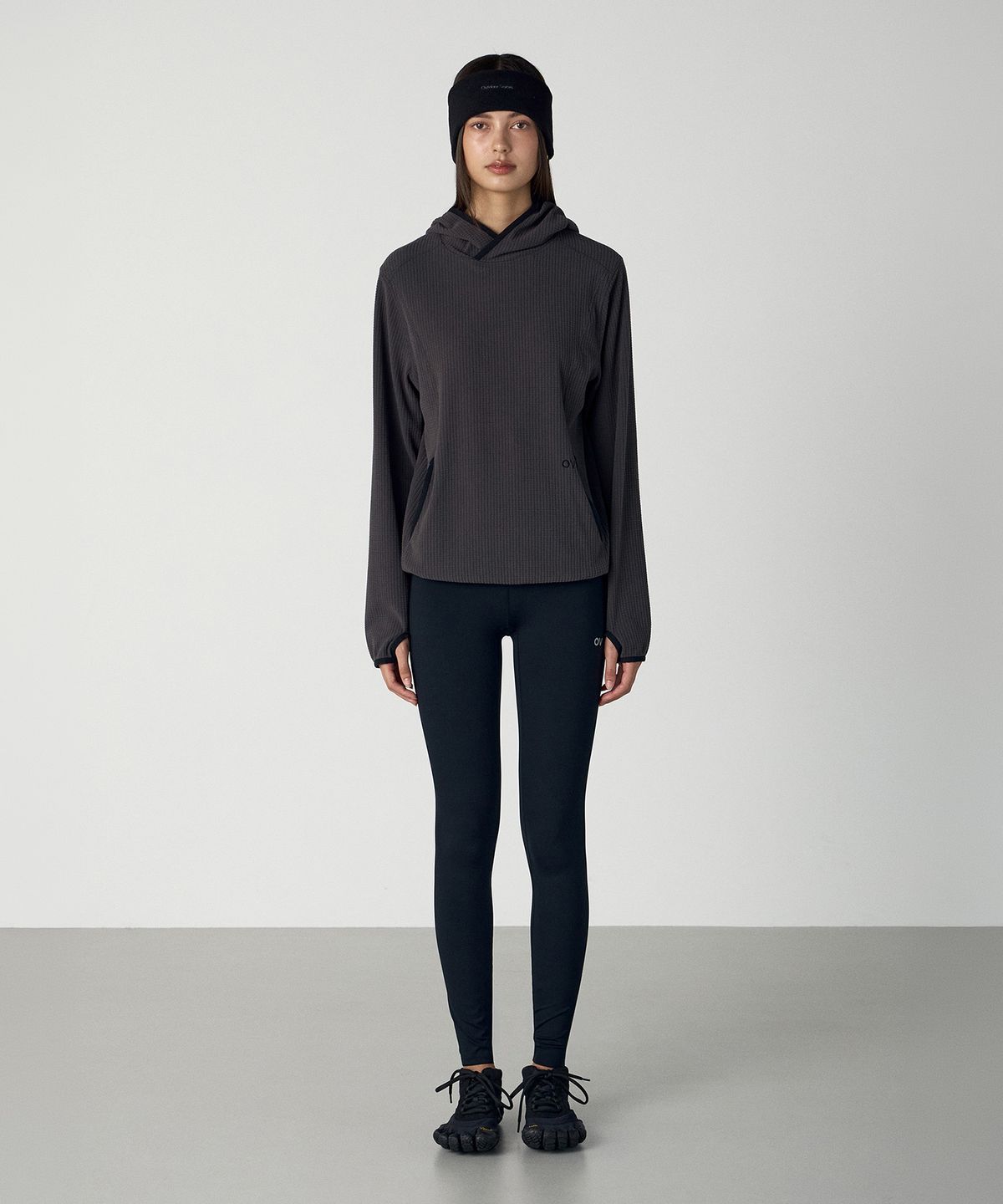 아웃도어 보이스(OUTDOOR VOICES) (W)Technol-OV SOFT FLEX BASIC LEGGINGS (BLACK)