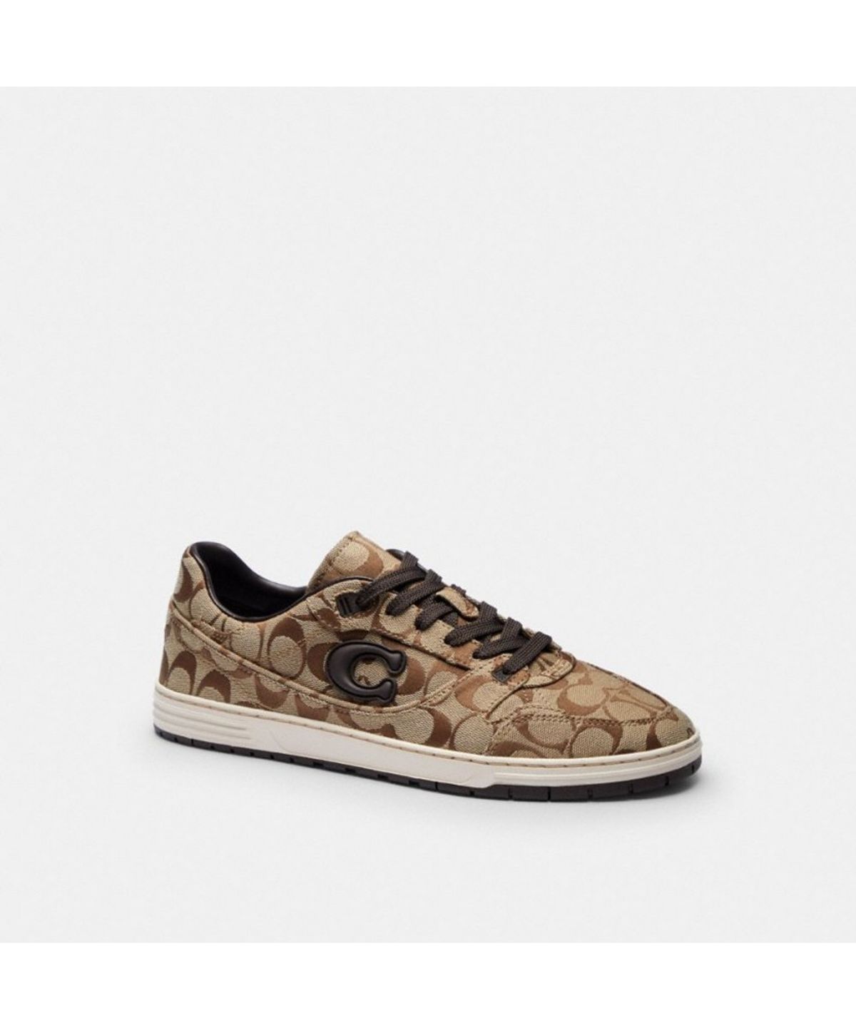 코치(COACH) 소프트 소호 스니커즈 인 시그니처 새틴 자카드 CFX45 ZCN