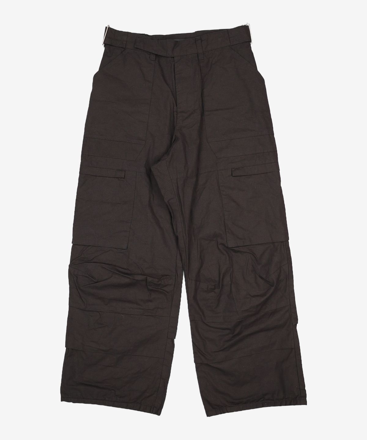 해칭룸(HATCHINGROOM) Fatigue Over Pants Ripstop Black Camo 2