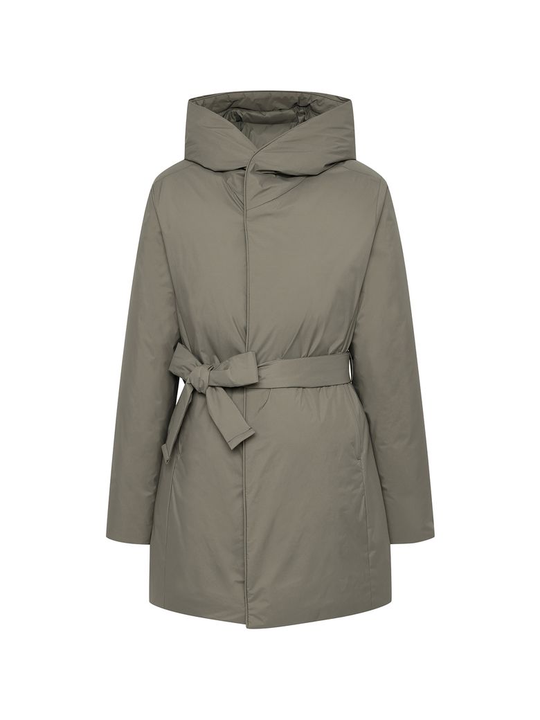 GOLDEN K95 에끌레어(ECLAIR) COAT W_DARK KHAKI GREY