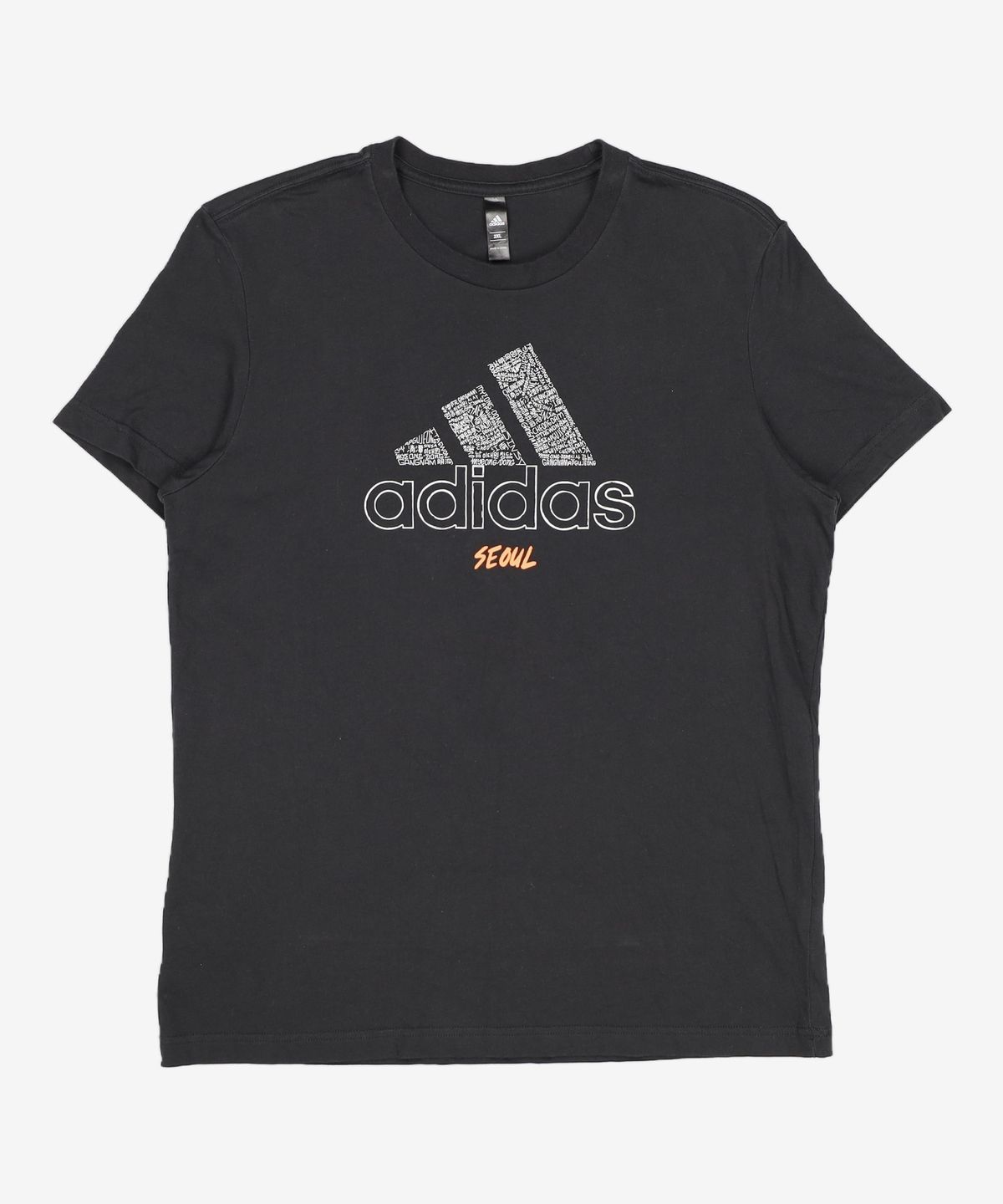 아디다스(ADIDAS) 서울 스크롤 티셔츠 - 블랙 / GK4665 XXL