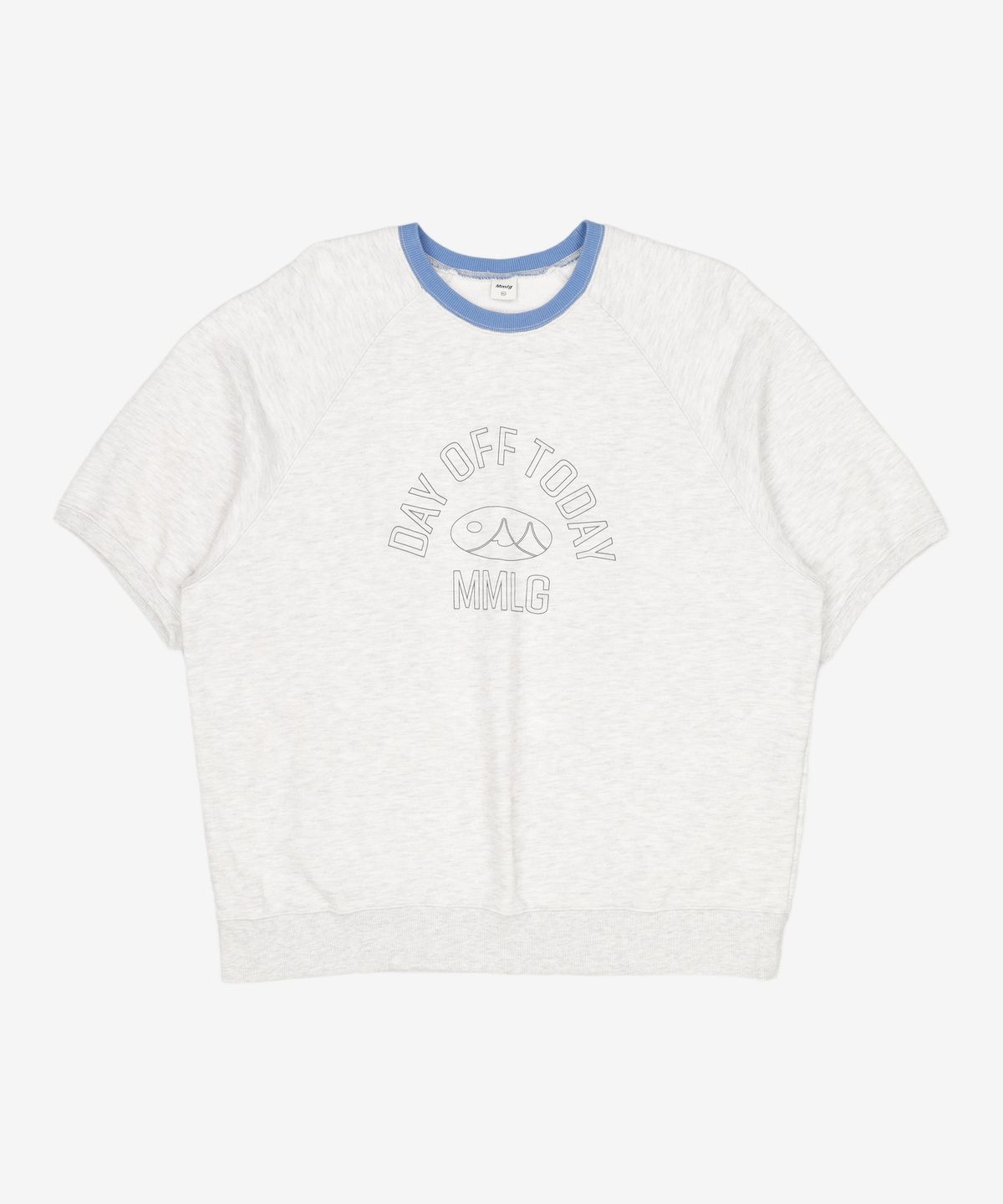 엠엠엘지(MMLG) [Mmlg] DAY HF SWEAT (ASH GREY / DUST BLUE) XL