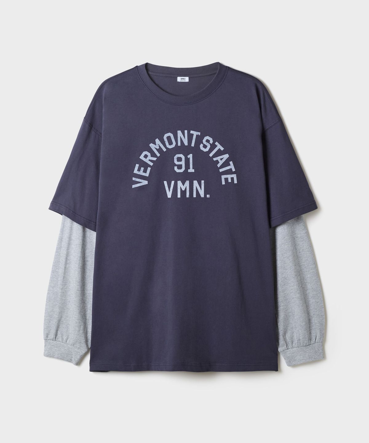 스파오(SPAO) 그래픽 레이어드 긴팔티_SPLWG49C64
