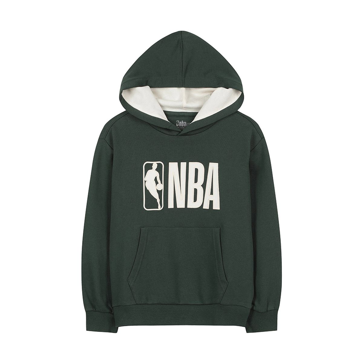 엔비에이 키즈(NBA KIDS) 빅로고 오버핏 후드티 그린