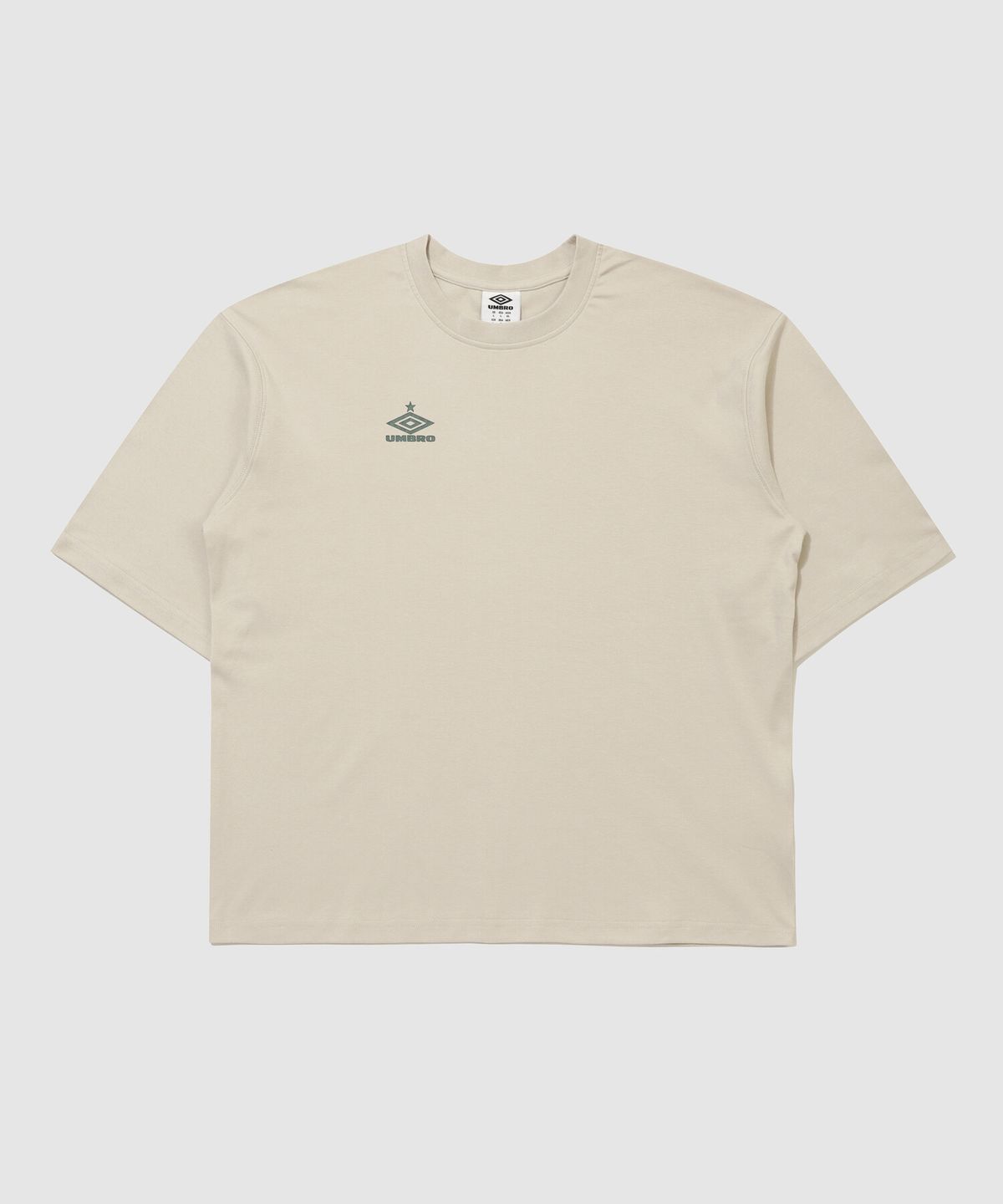 엄브로(UMBRO) NQ AWAY DAYS 그래픽 반팔 티셔츠 베이지 UR311CRS81