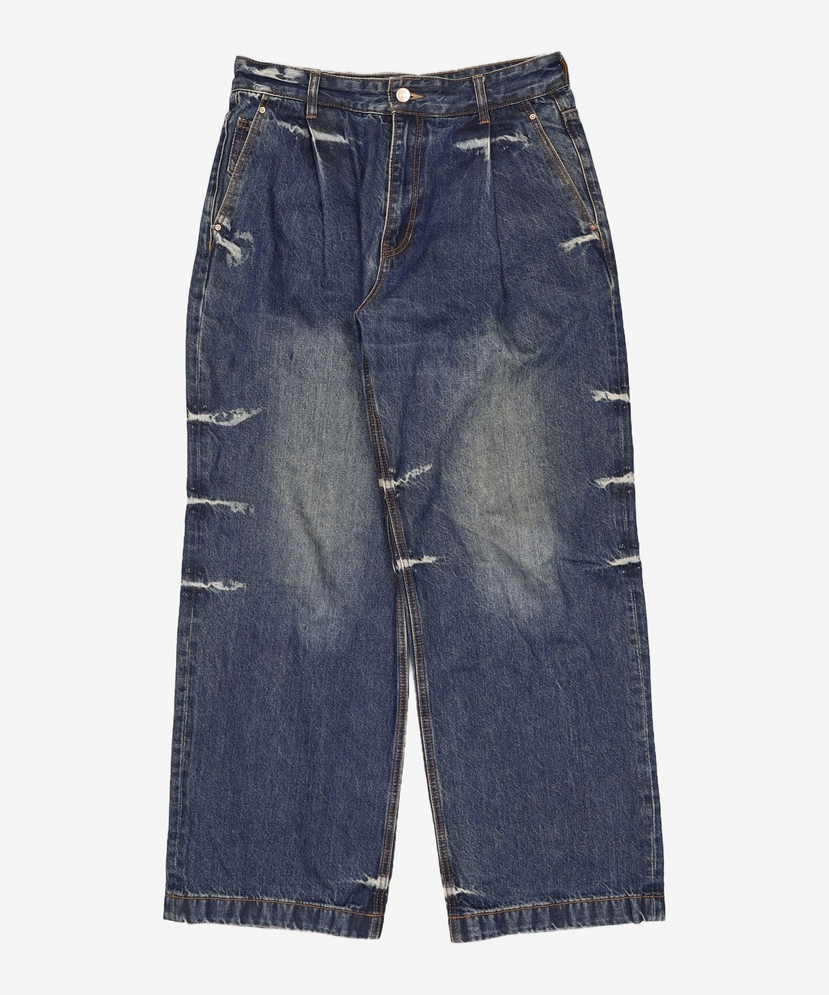 메종미네드(MAISON MINED) SWELL WIDE DENIM PANTS M/BLUE 48