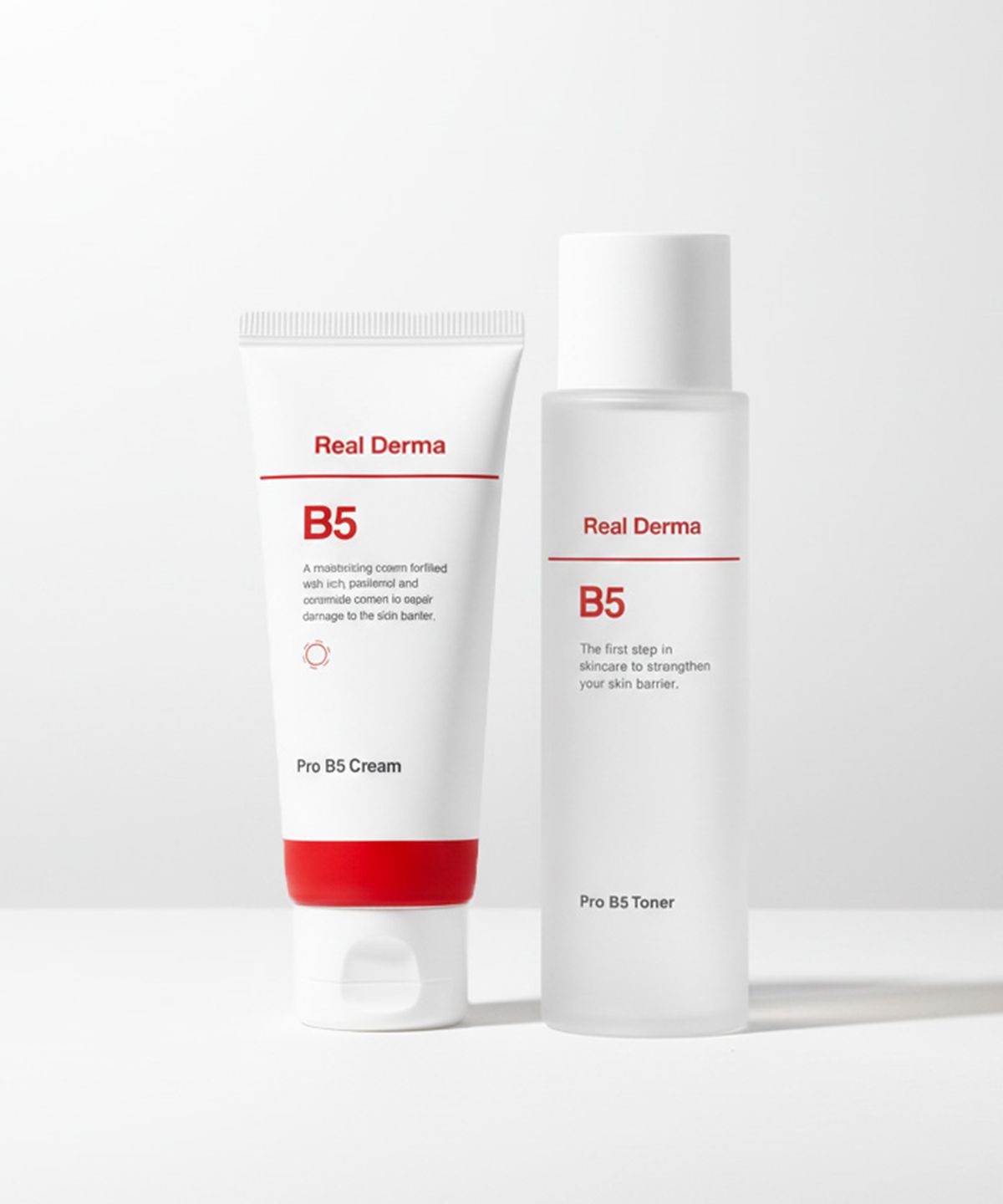 리얼더마(REAL DERMA) 리얼더마 프로 B5 기초 대용량세트(크림 100ml+토너 215ml)