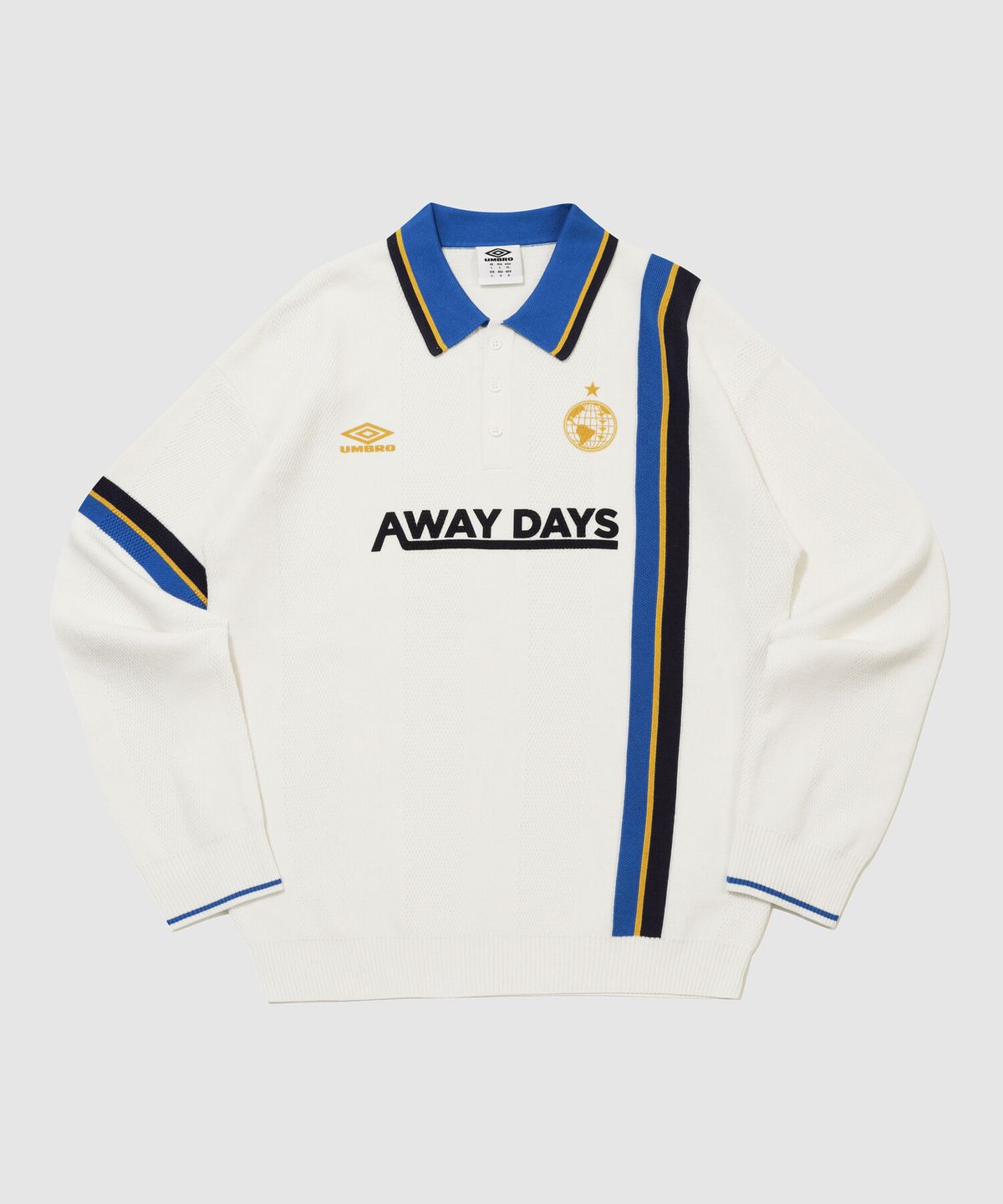 엄브로(UMBRO) NQ 풋볼 폴로 니트 화이트 UR411CSTO1