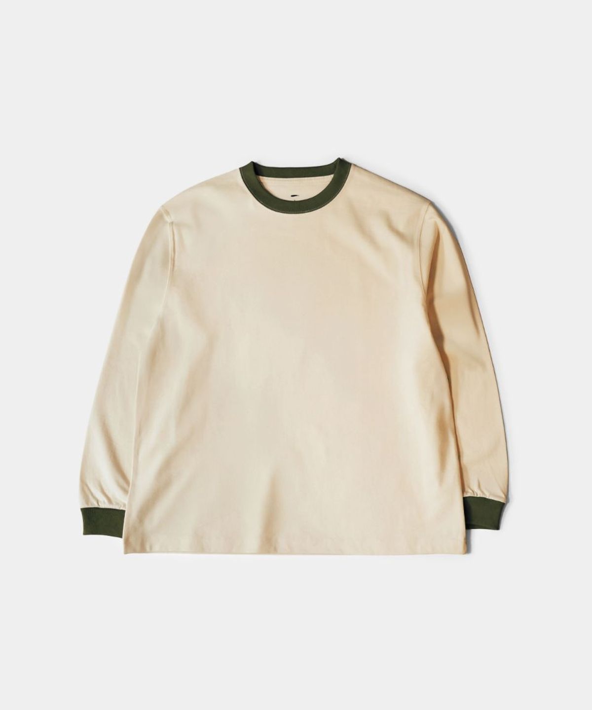 페셰(PESCE) 白(백) Heavy Cotton LS - Olive