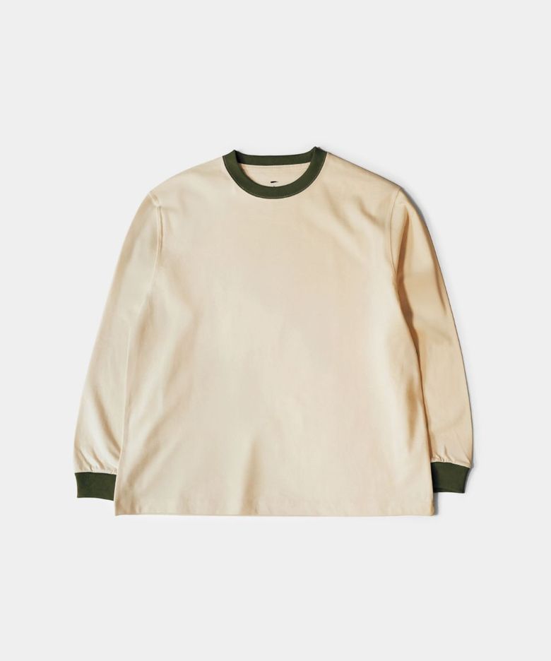 白(백) Heavy Cotton LS - Olive