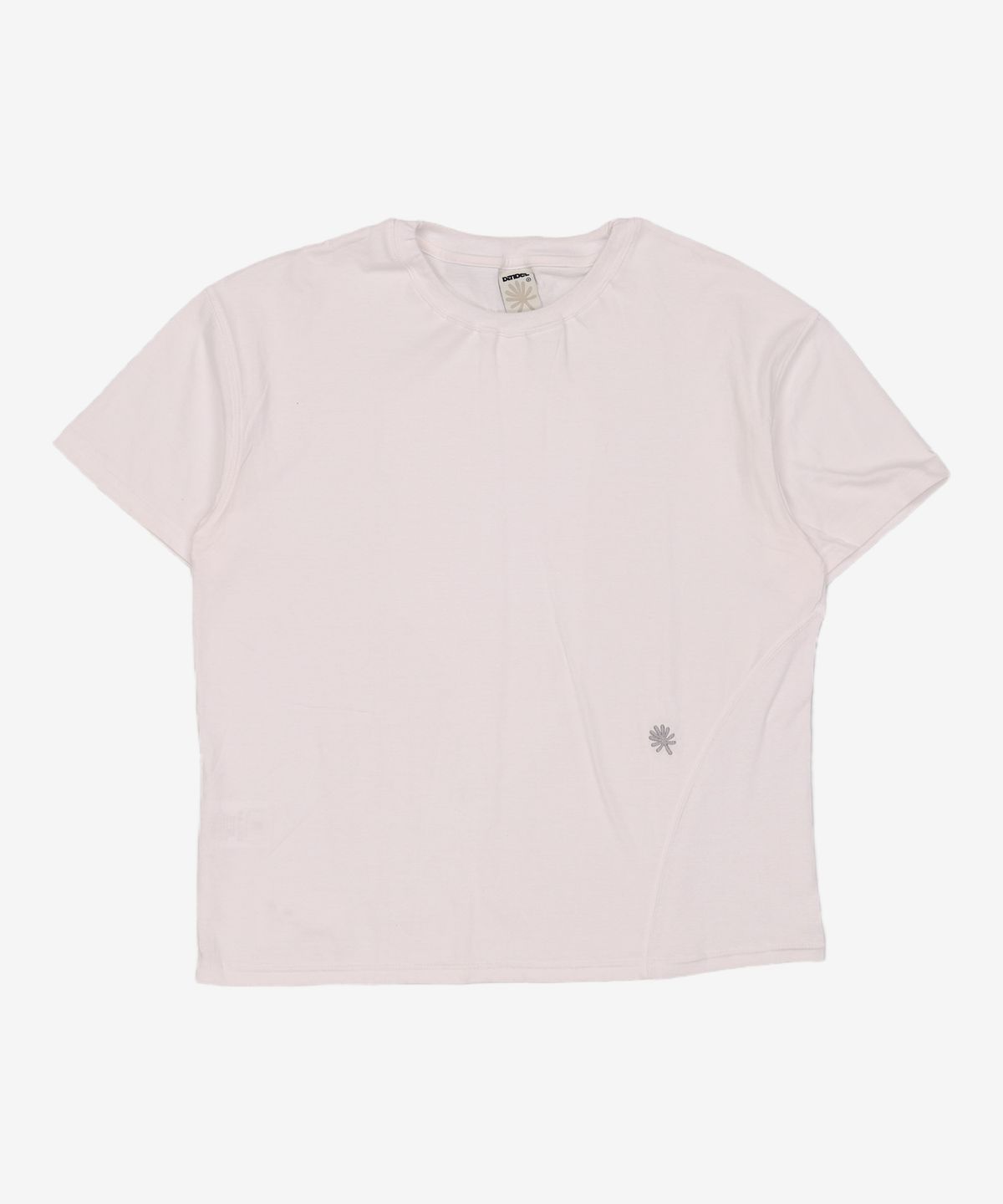 단델(DANDEL) DD asym side rib tee (WHITE) 2