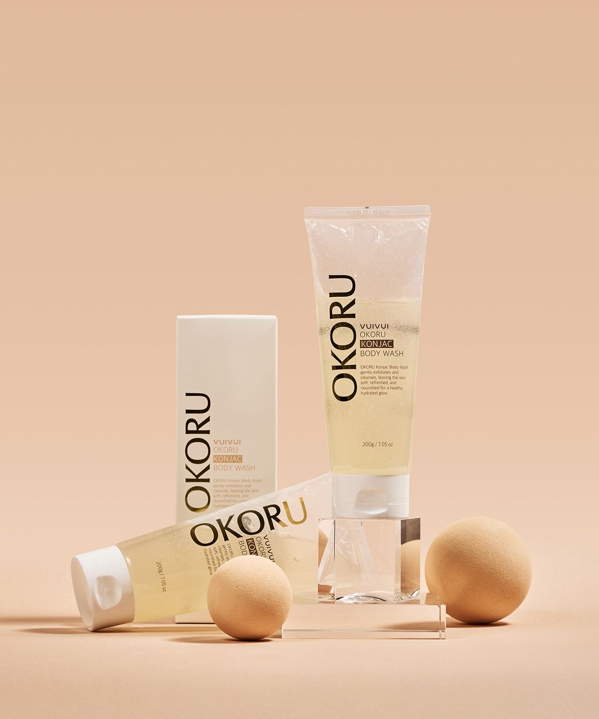 오코루(OKORU) 오코루 곤약 바디 워시 200g