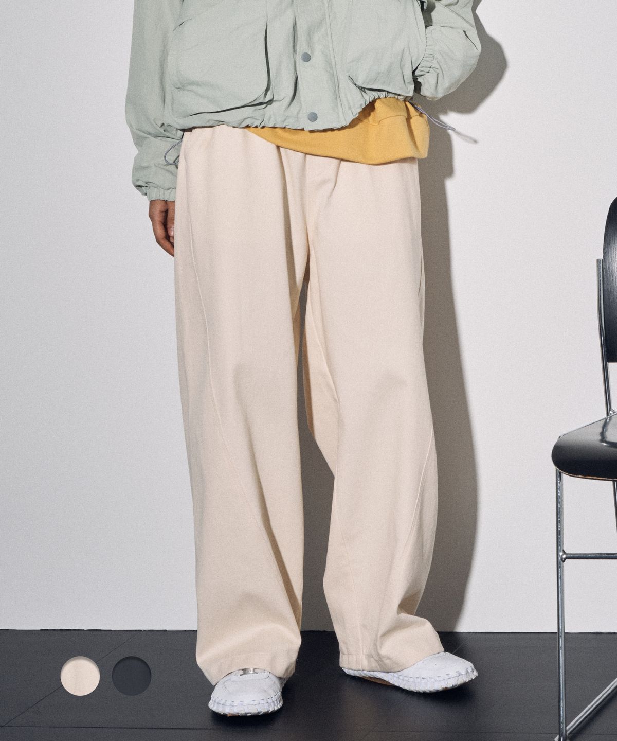 티와이(TY) 우먼 TY 커브드 팬츠, 2COLOR
