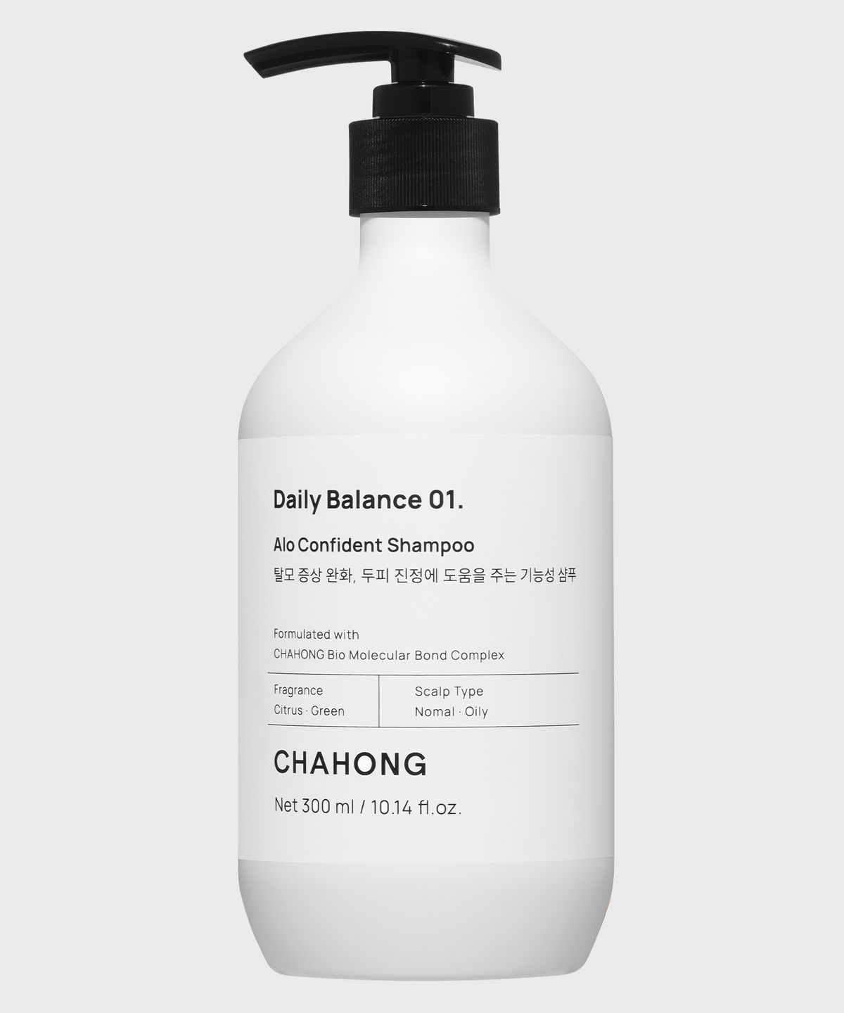 차홍(CHAHONG) 알로 컨피덴트 샴푸 300 ml (탈모완화)