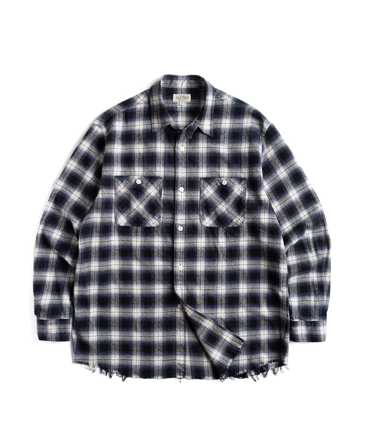 와일드 브릭스(WILD BRICKS) W26 WORK SHIRT (navy)