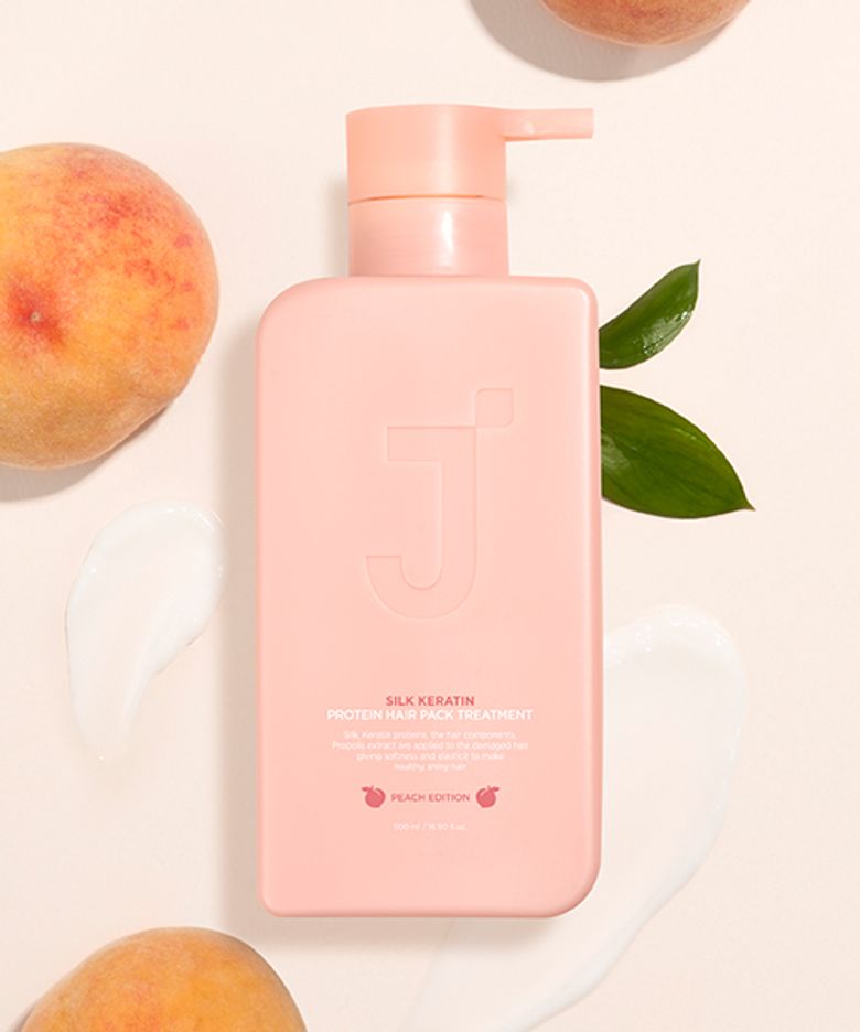 실크 케라틴 단백질 헤어팩 트리트먼트 피치 에디션 500ml