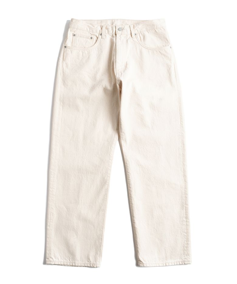 W26 FIVE-POCKET JEANS [LOT. 201EC] (ecru)