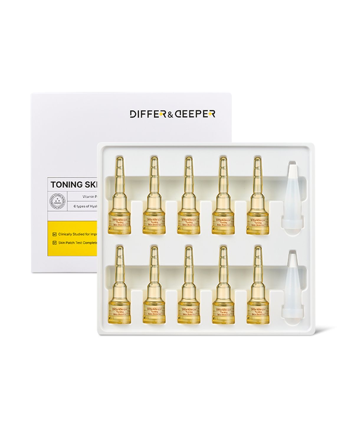 디퍼앤디퍼(DIFFER N DEEPER) 토닝 스킨부스터 본품 2ml*10ea