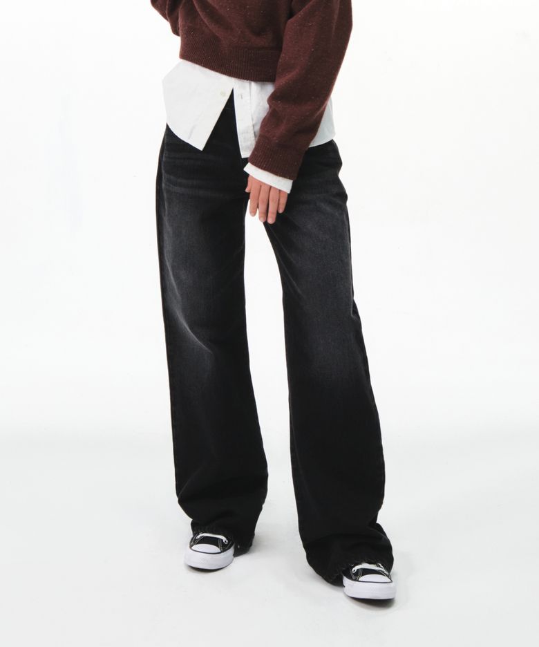 KIKI DENIM PANTS (BLACK)