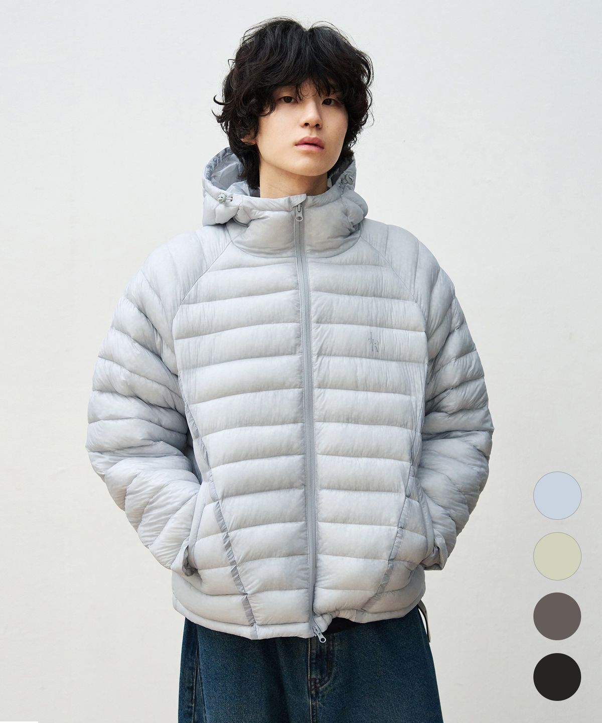 레더리(LEATHERY) 시어 라이트웨이트 푸퍼 자켓 [4COLOR]