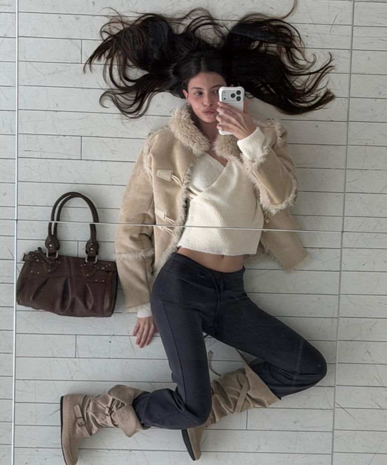 BRAID SUEDE BOOTS (BEIGE)