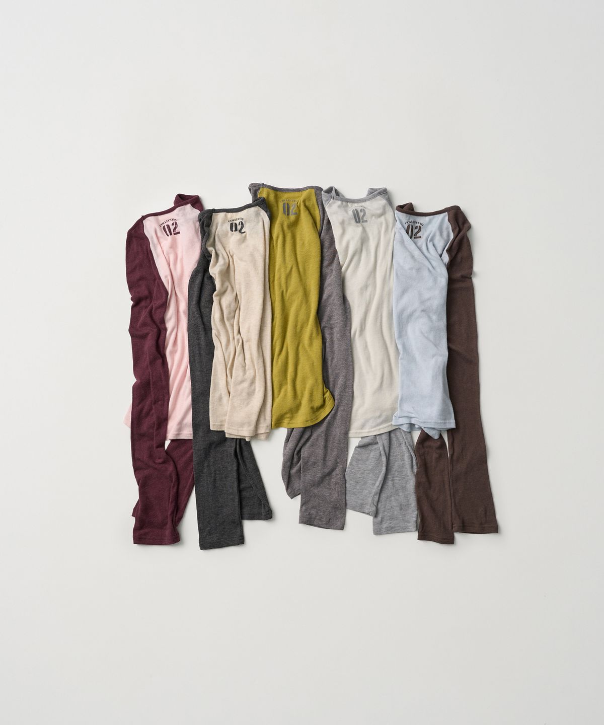 아수라(ASURA) CONTRAST SLIM RAGLAN TOP (3PACKS)