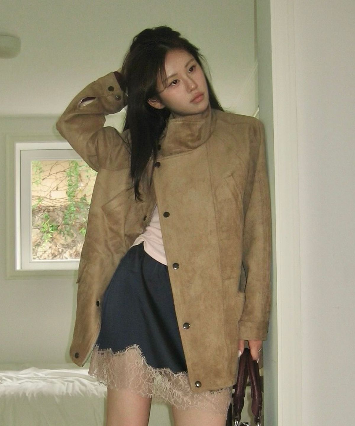 아수라(ASURA) LEGACY STRING JUMPER (SUEDE BEIGE)
