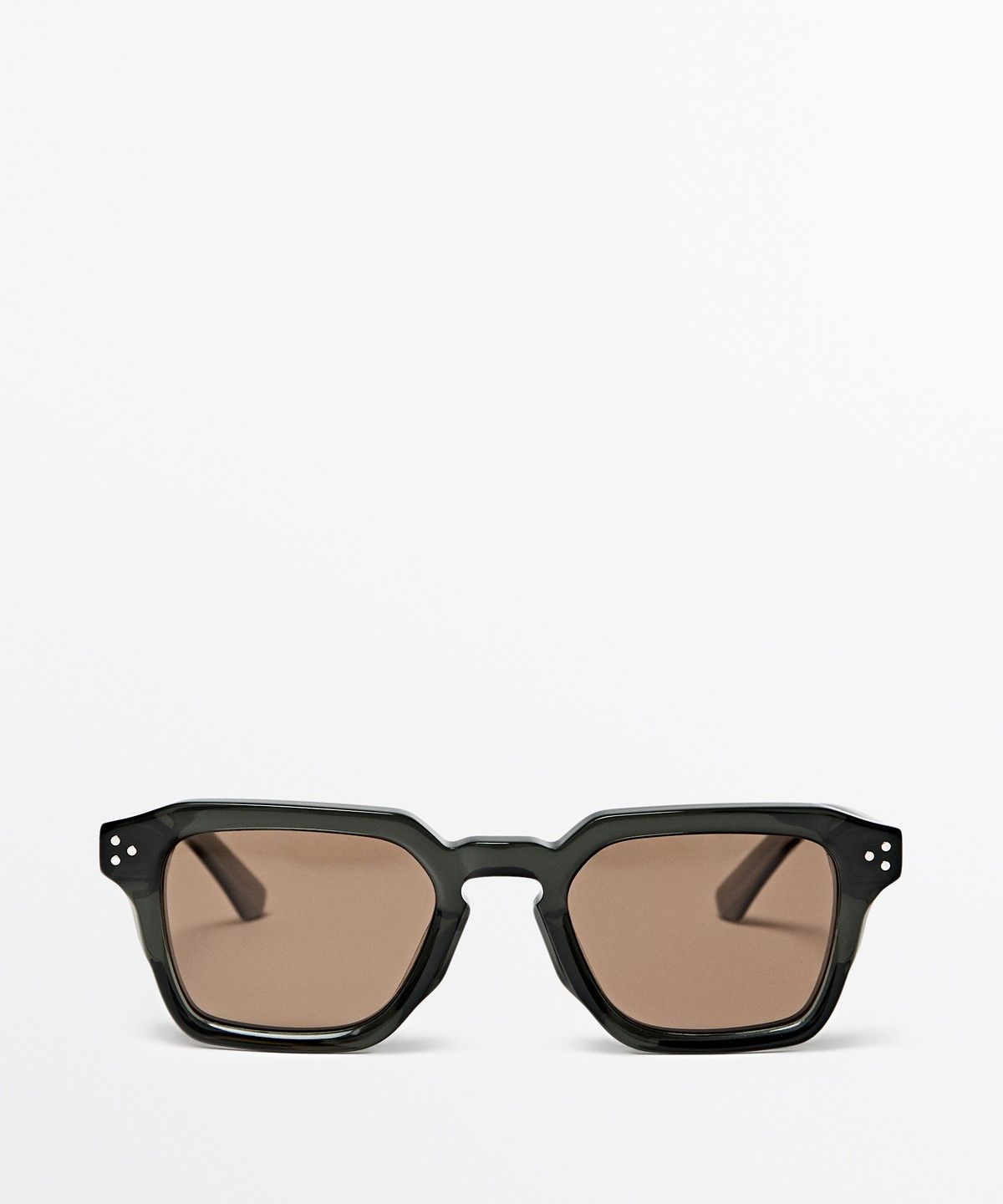 마시모두띠(MASSIMO DUTTI) 직사각 선글라스