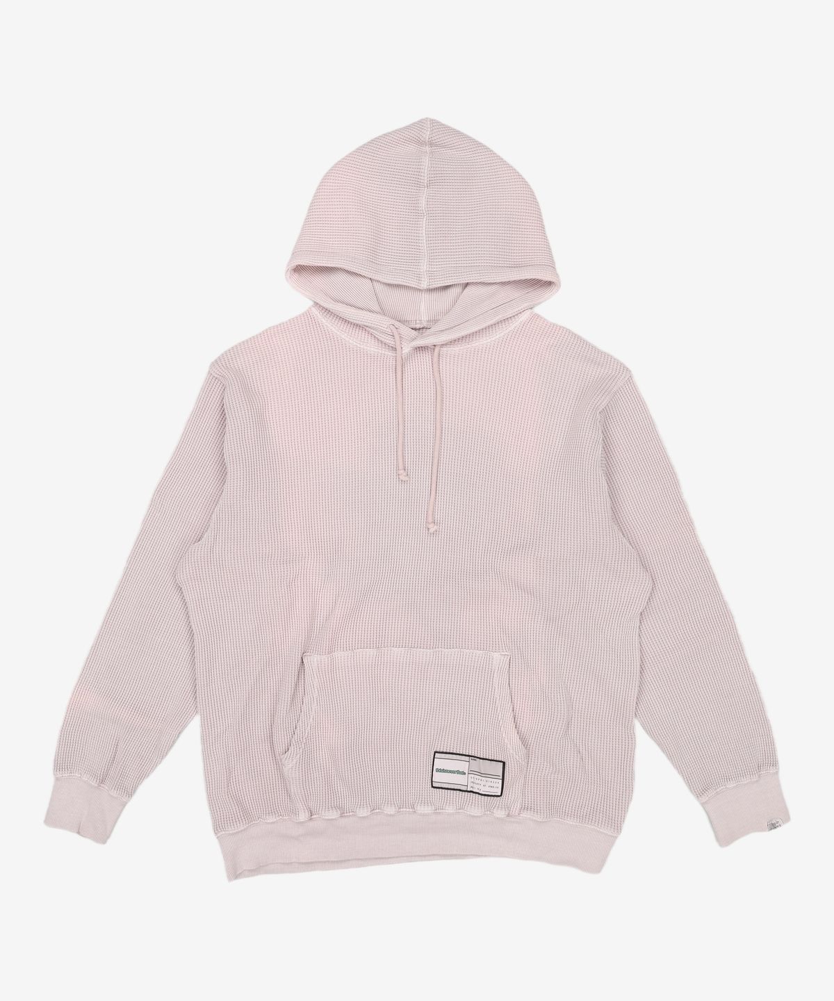디스이즈네버댓(THISISNEVERTHAT) Overdyed Waffle Hoodie Light Grey L