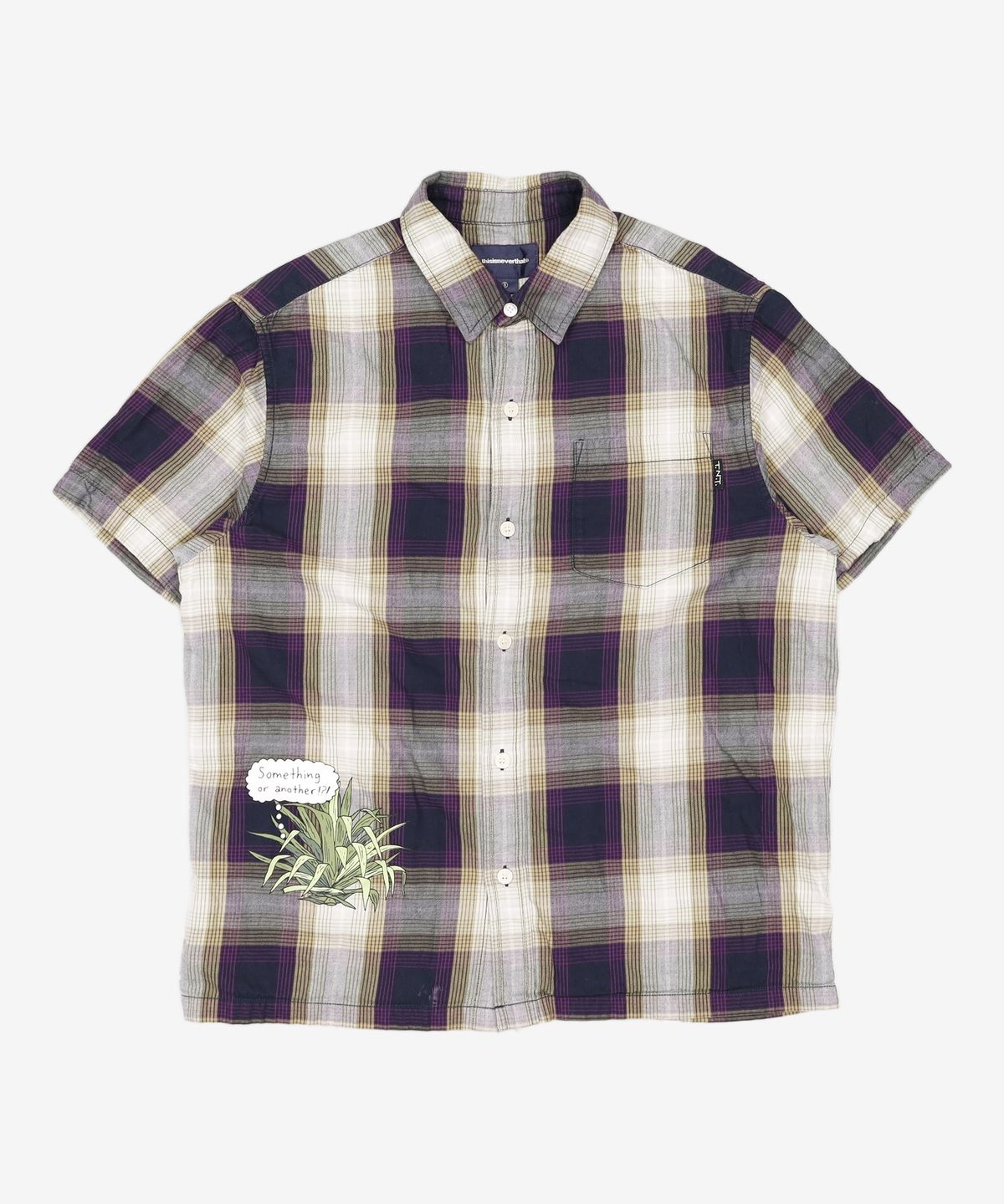 디스이즈네버댓(THISISNEVERTHAT) Ombre Plaid S/S Shirt Indigo S