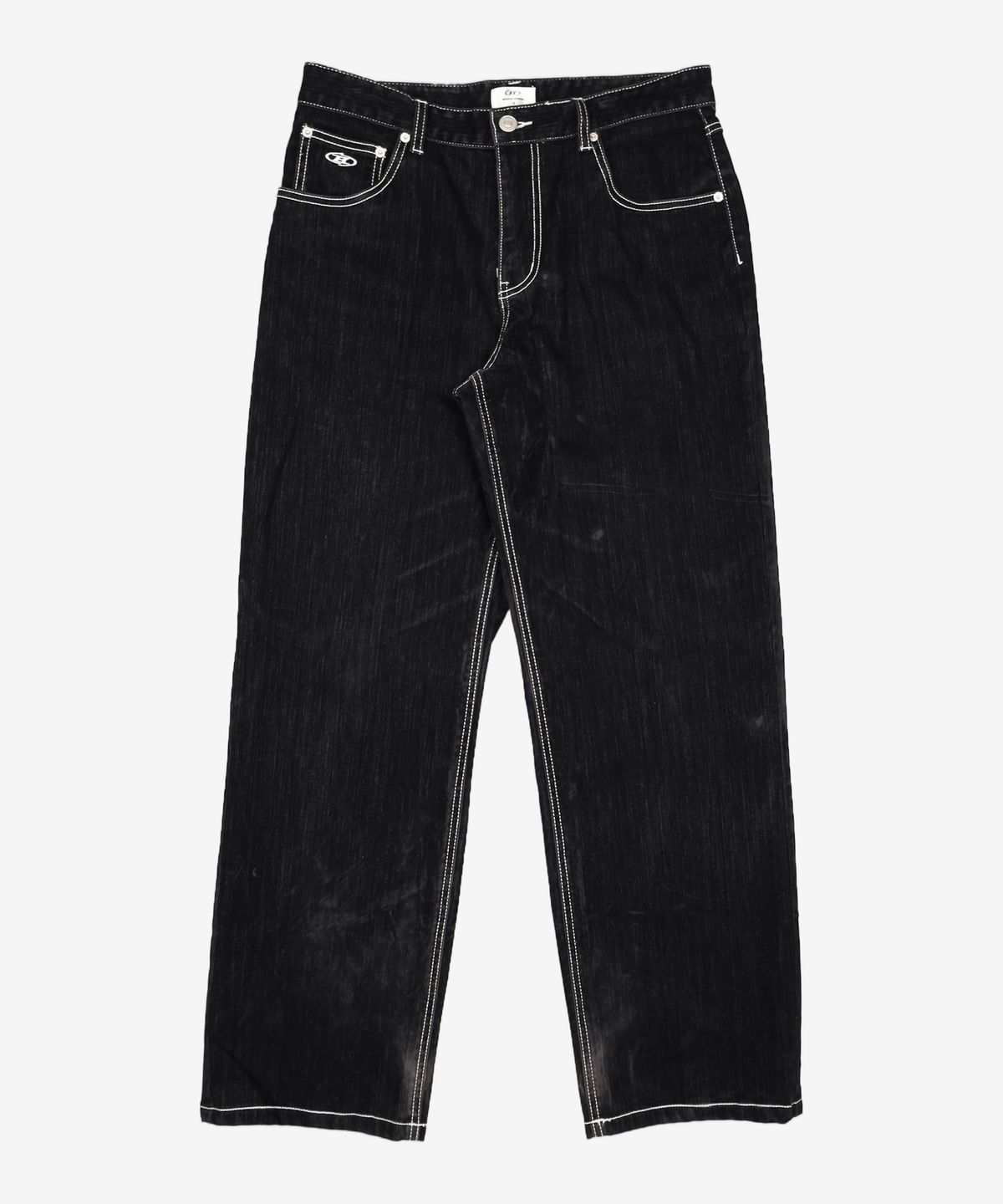 본투윈(BORN TO WIN) VELVET STRAIGHT DENIM PANTS [BLACK] 2
