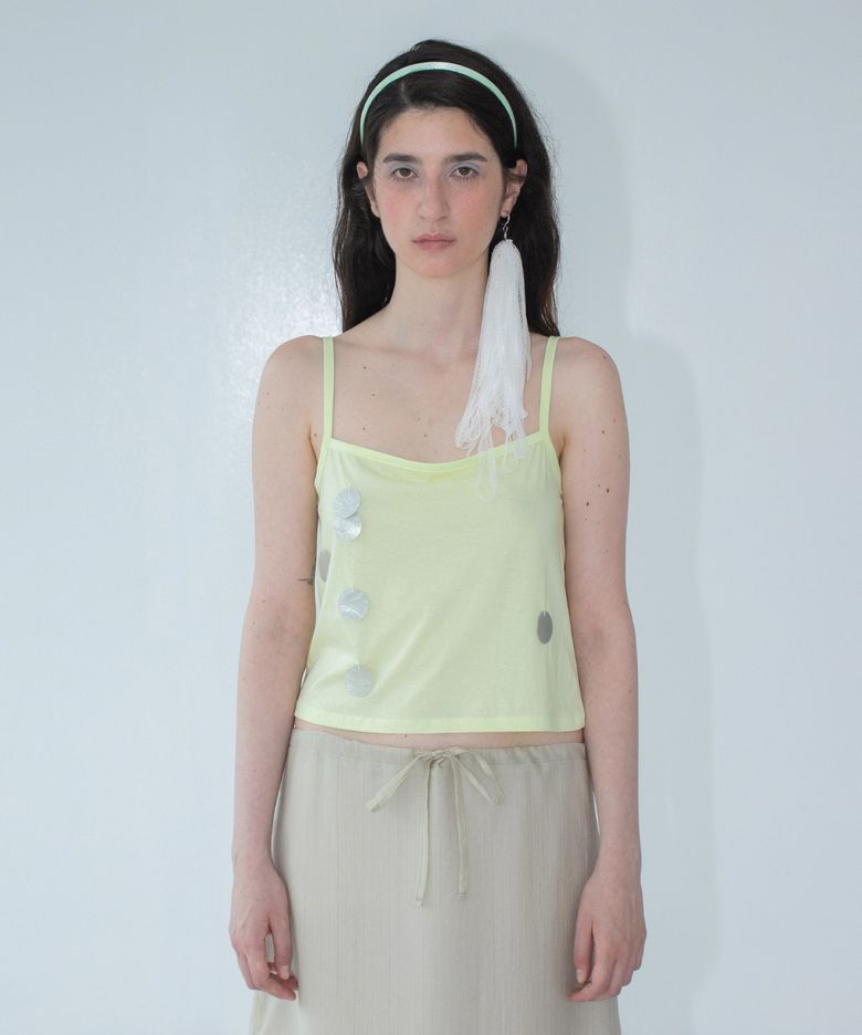 shell glow sleeveless citron