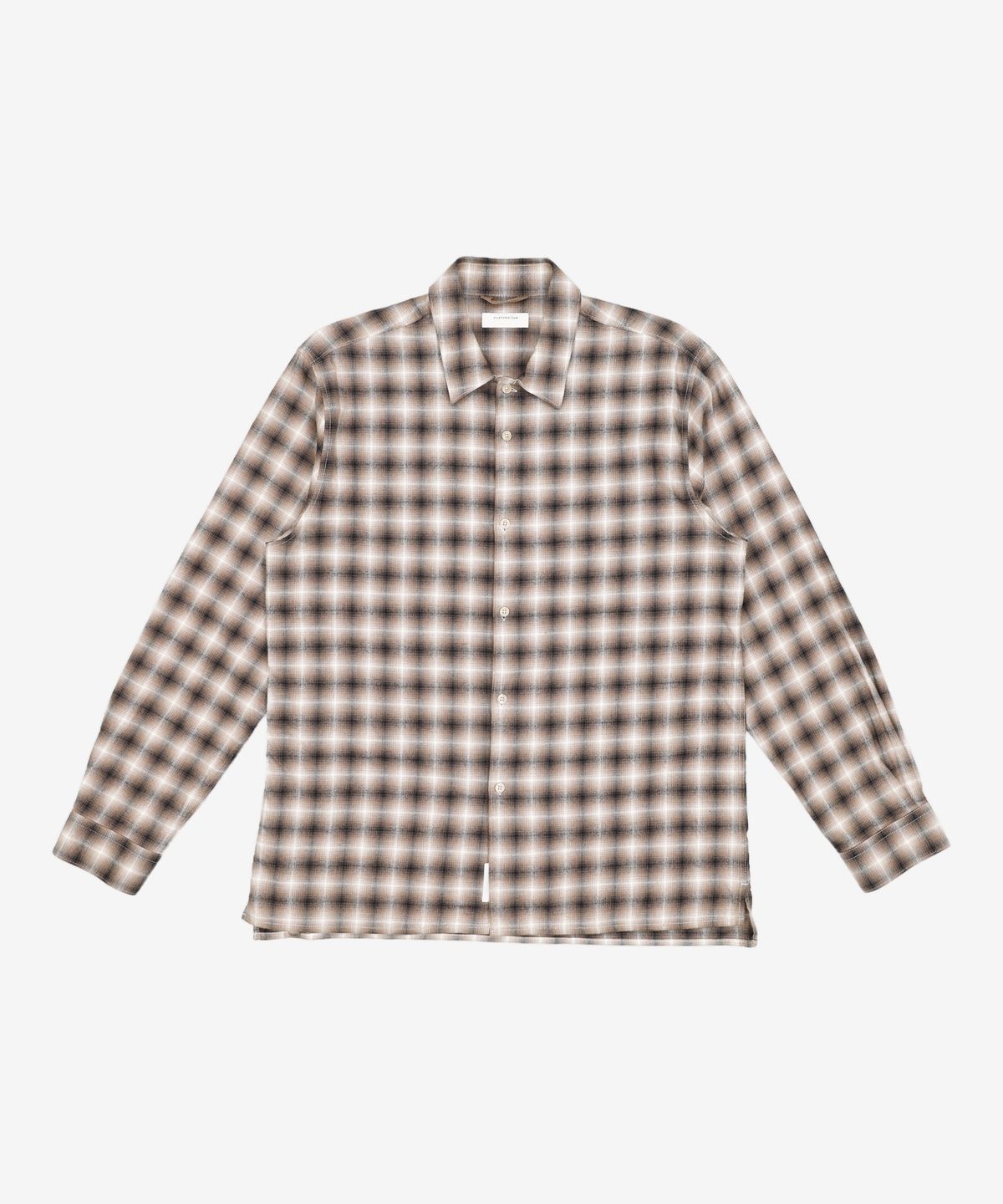 커스텀멜로우(CUSTOMELLOW) somelos ombre check snug shirt_CWSAA22023BRX XL
