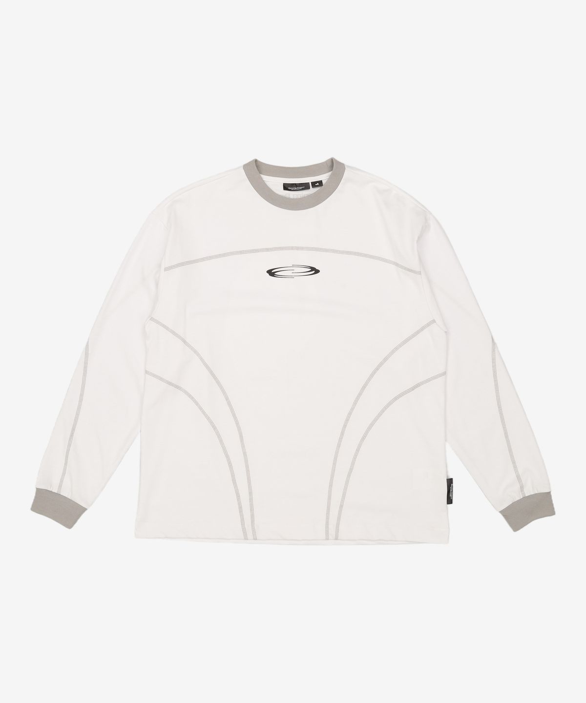 오프닝프로젝트(OPENING PROJECT) Symbol Logo Stitch Jersey - White 1