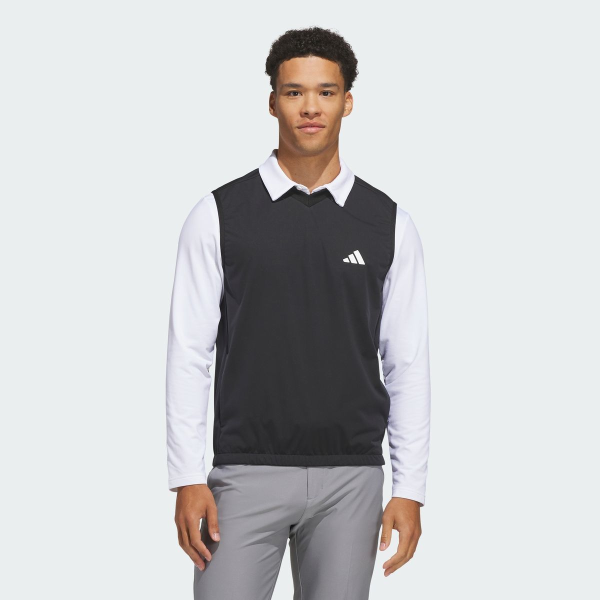 아디다스 골프(ADIDAS GOLF) 우븐 브이-넥 베스트 KG7104