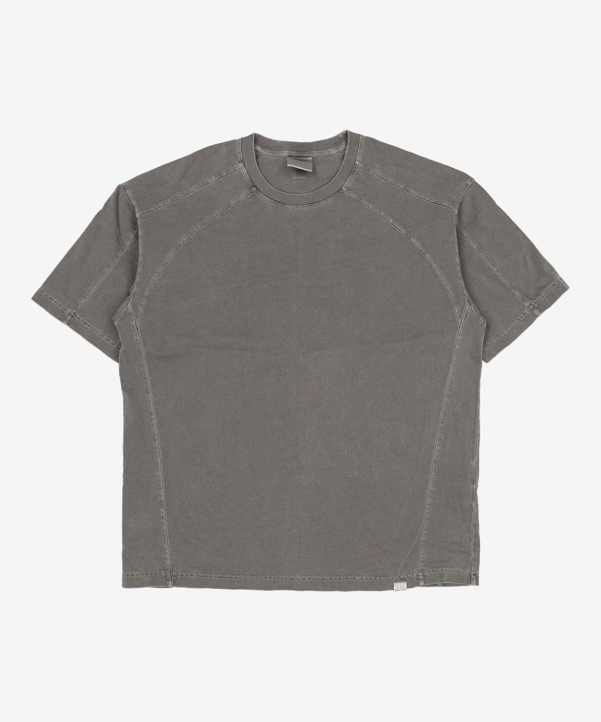 노매뉴얼(NOMANUAL) MOLTING T-SHIRT - CHARCOAL 95