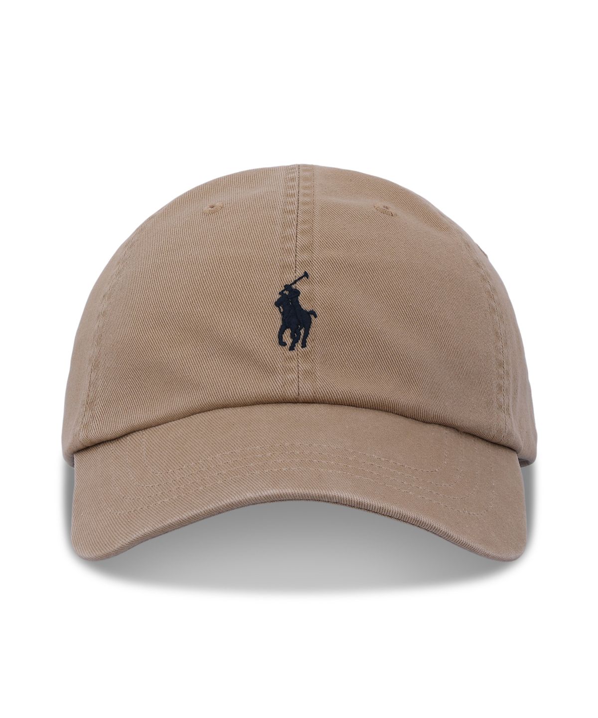 폴로 랄프 로렌(POLO RALPH LAUREN) 코튼 치노 베이스볼 캡-베이지/카키