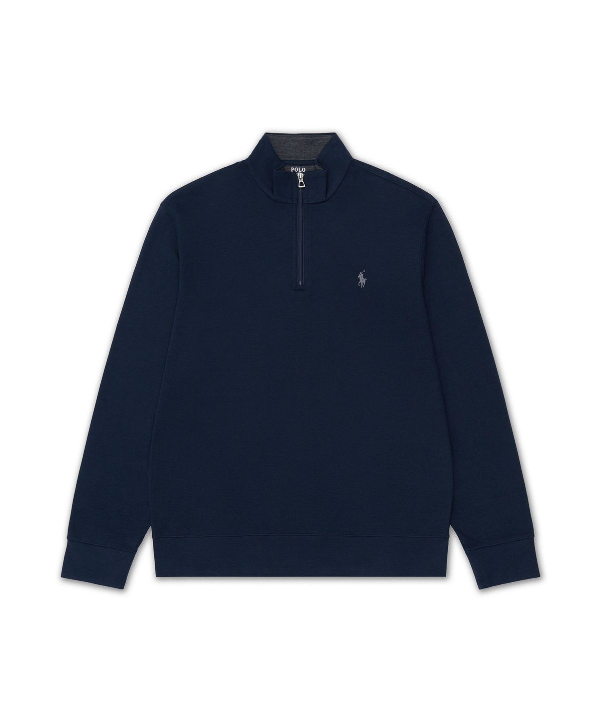 폴로 랄프 로렌(POLO RALPH LAUREN) 럭셔리 저지 쿼터 지퍼 풀오버-네이비
