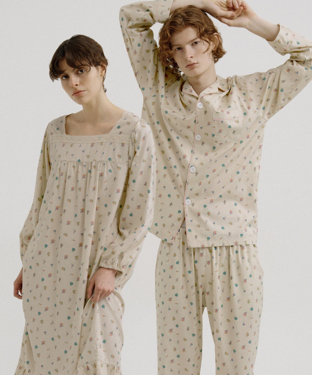 조스라운지(JO'S LOUNGE) [모달] (couple) Harvest Pajama Set + One-piece