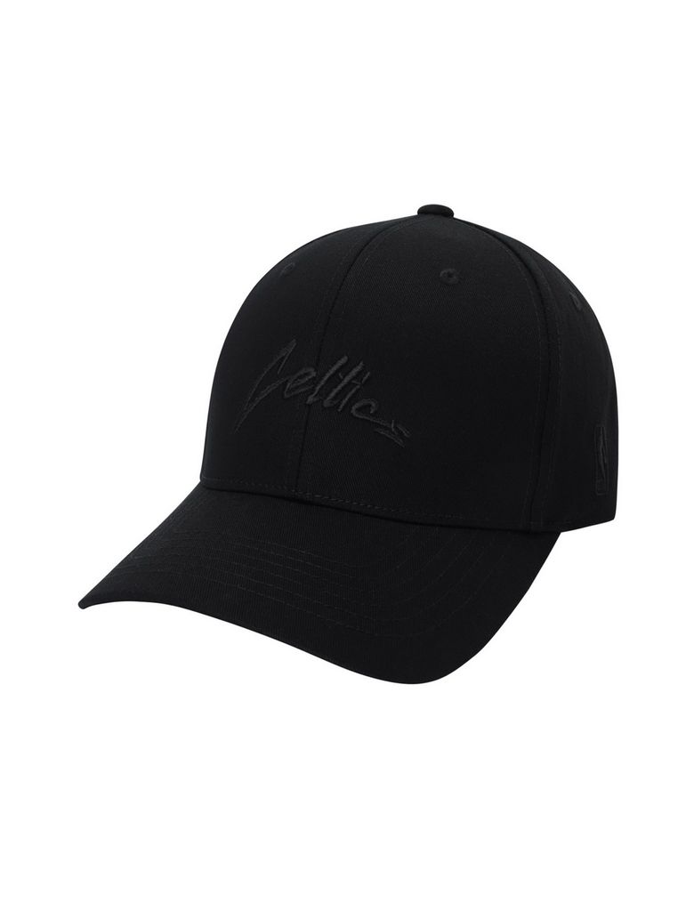 빅 레터링 하드 볼캡 (컴포트캡) 블랙