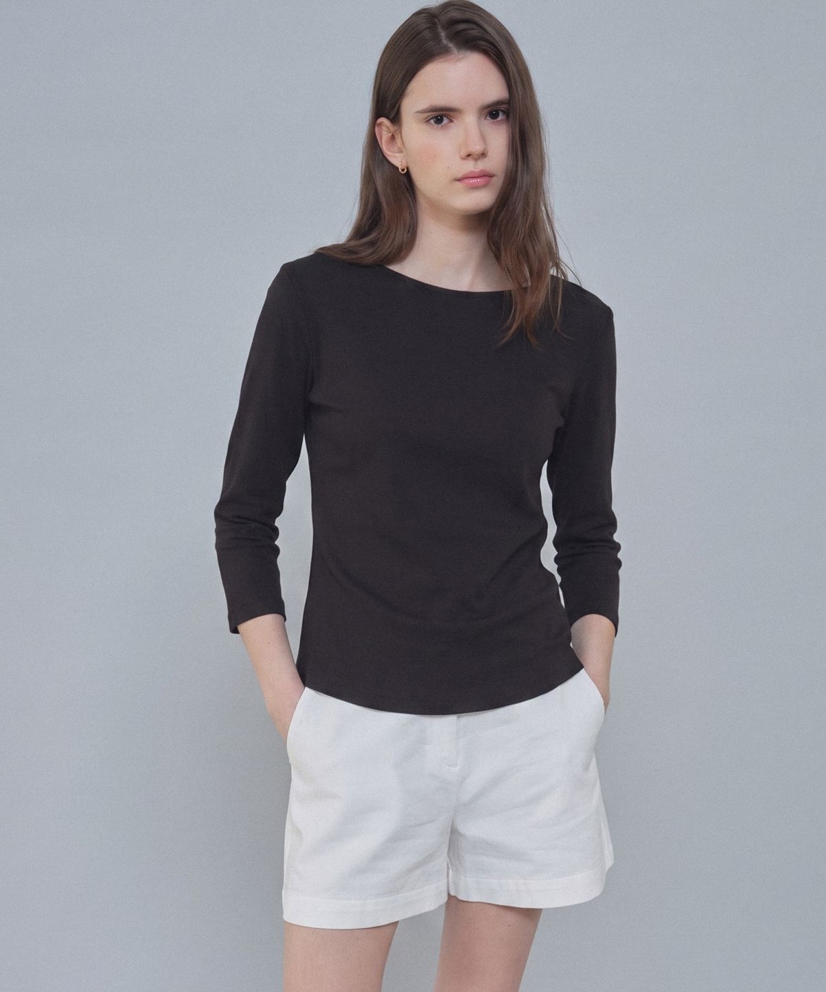 틸아이다이(TILL I DIE) LAYER BOAT NECK TEE [TIFA04LT18]_Black