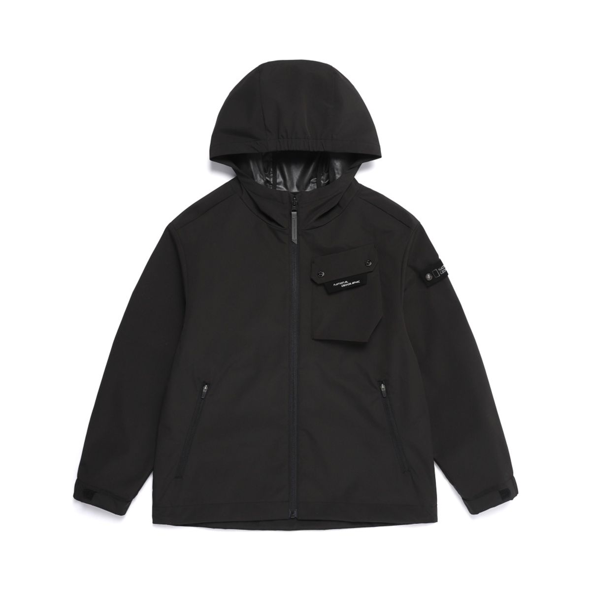 내셔널지오그래픽 키즈(NATIONAL GEOGRAPHIC KIDS) K263UJP810 어드벤처 바람막이 점퍼 CARBON BLACK