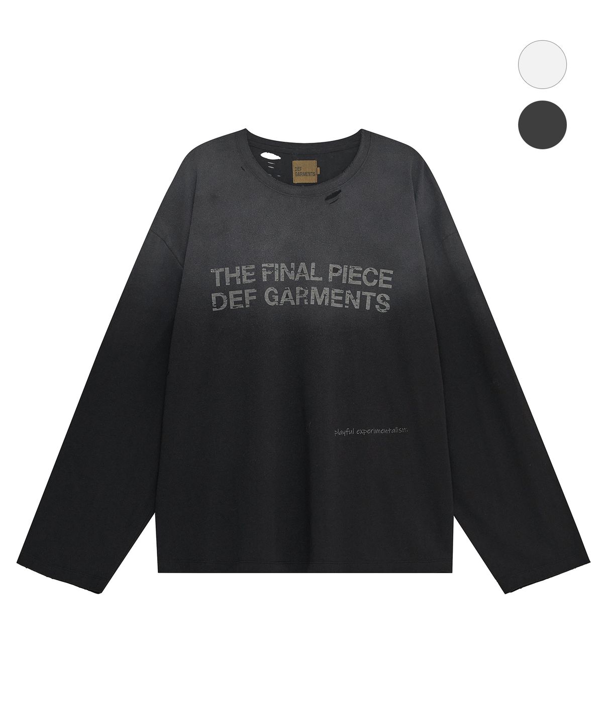 데프가먼츠(DEFGARMENTS) DEF SLUB LONG SLEEVE [2COLOR]
