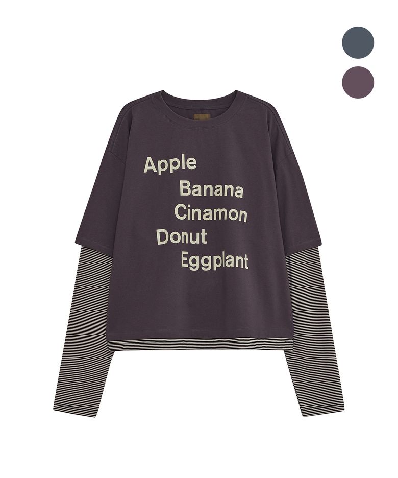 TYPO OVERSIZED LAYERED LONG SLEEVE [2COLOR]